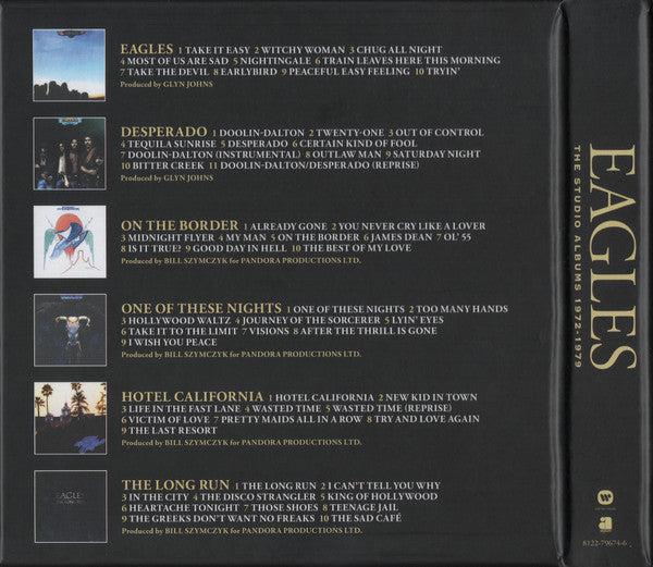 Eagles: The Studio Albums 1972 - 1979 (Limited Edition Boxset