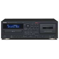 TEAC AD-850-SE CD- en cassettedeck met USB – zwart